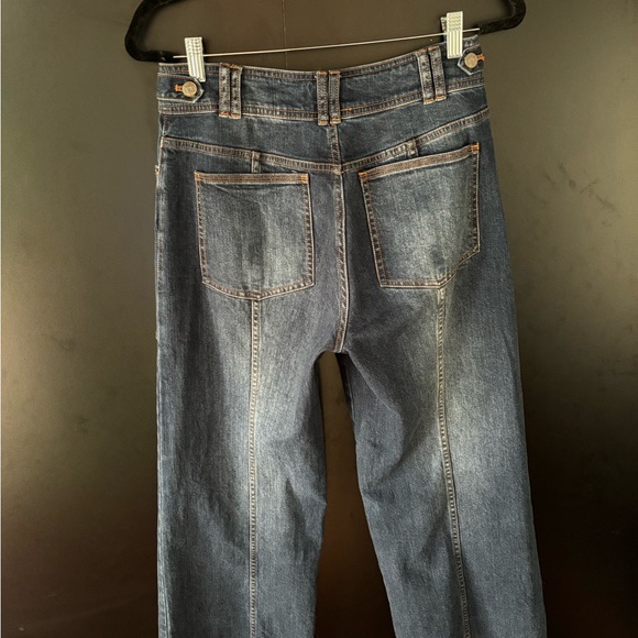 Ulla Johnson Billie Pant - size 6 - dark denim jean with button fly - Picture 5 of 7